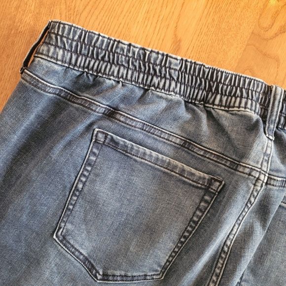 Torrid Feel The Fit Womens Blue Jeans Elastic Waist Super Soft Plus Size 3R - Picture 8 of 10